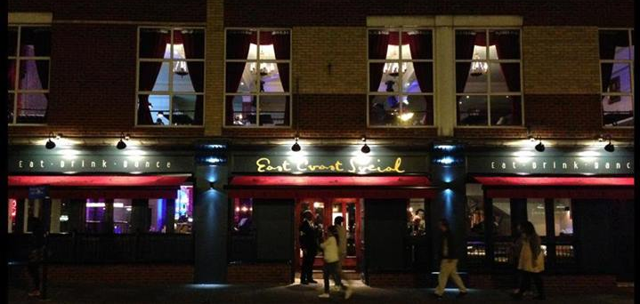 East Coast Social Restaurant Front