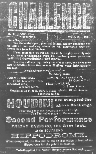Houdini Challenge in Southend