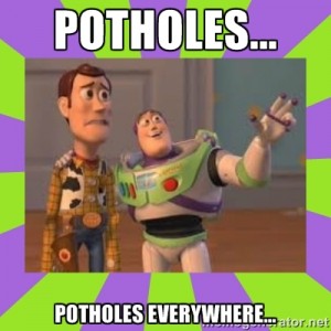 potholes