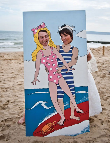 Seaside Peep Through Board