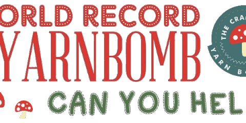 Craft Club World Record Yarnbomb