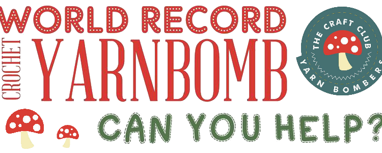 Craft Club World Record Yarnbomb
