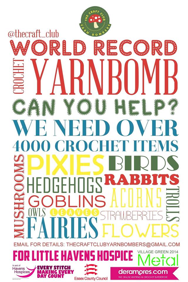 Southend Craft Club Yarnbomb World Record