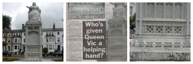 Queen Victoria Statue's Hands