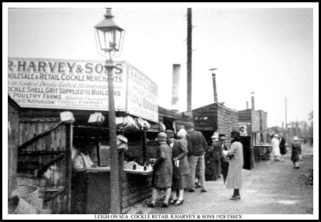 Southend 1928 Leigh Cockle Sheds