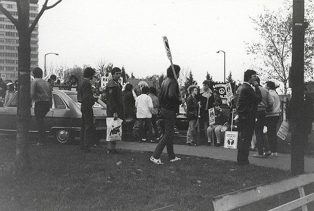 Southend 1980s Protest High Street