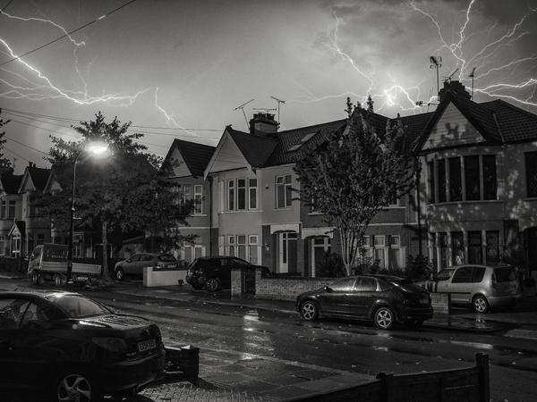 Southend Lightning Storm 2014