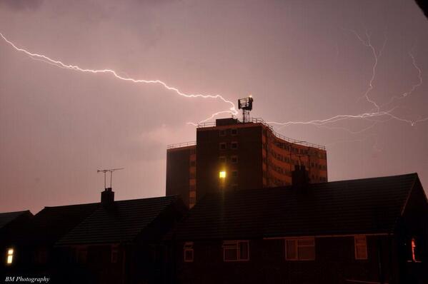 Southend Lightning Storm 2014