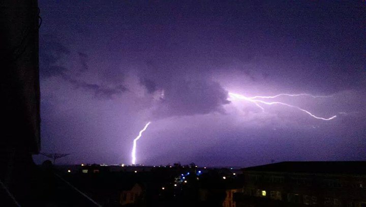 Southend Lightning Storm 2014