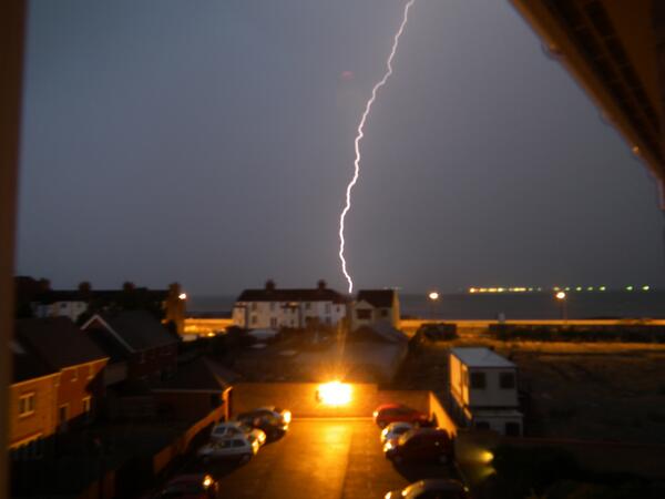 Southend Lightning Storm 2014