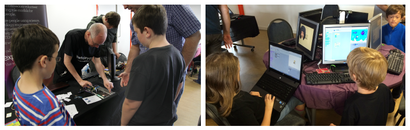 Kids at Southend Raspberry Jam