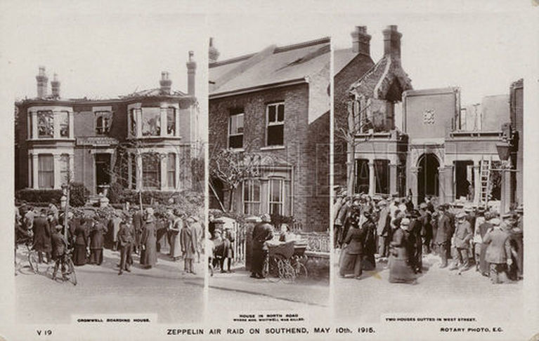Zeppelin air raid Southend 1916