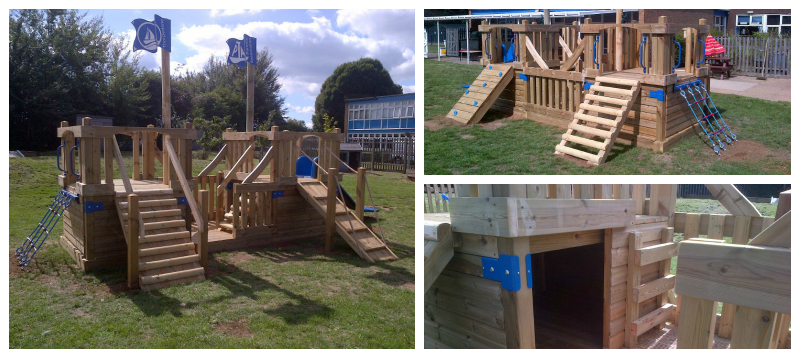Pirate School Playground Structure