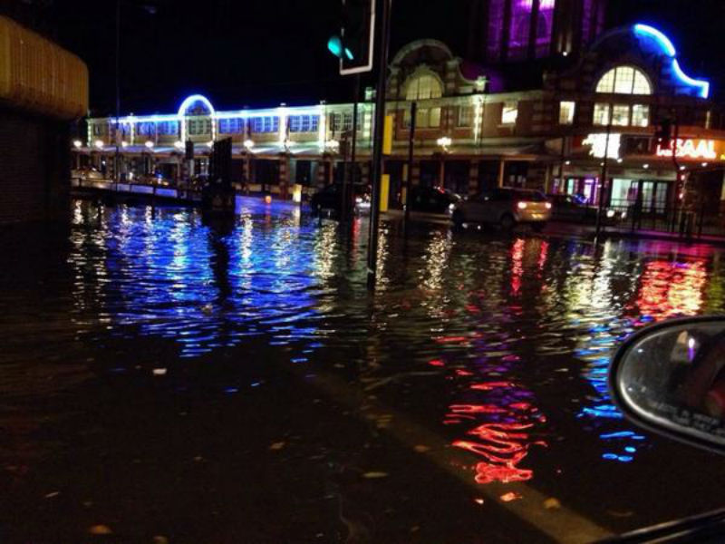 Southend Kursaal Flooded