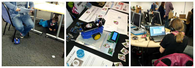 Scratch and Pi Cars at Southend Jam