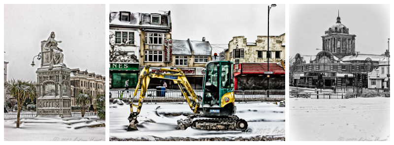 Snow Digger on Southend Seafront