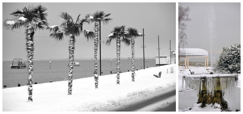 Southend Seaside in Snow