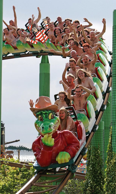 Where's Wally Rollercoaster