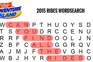 Adventure Island Wordsearch