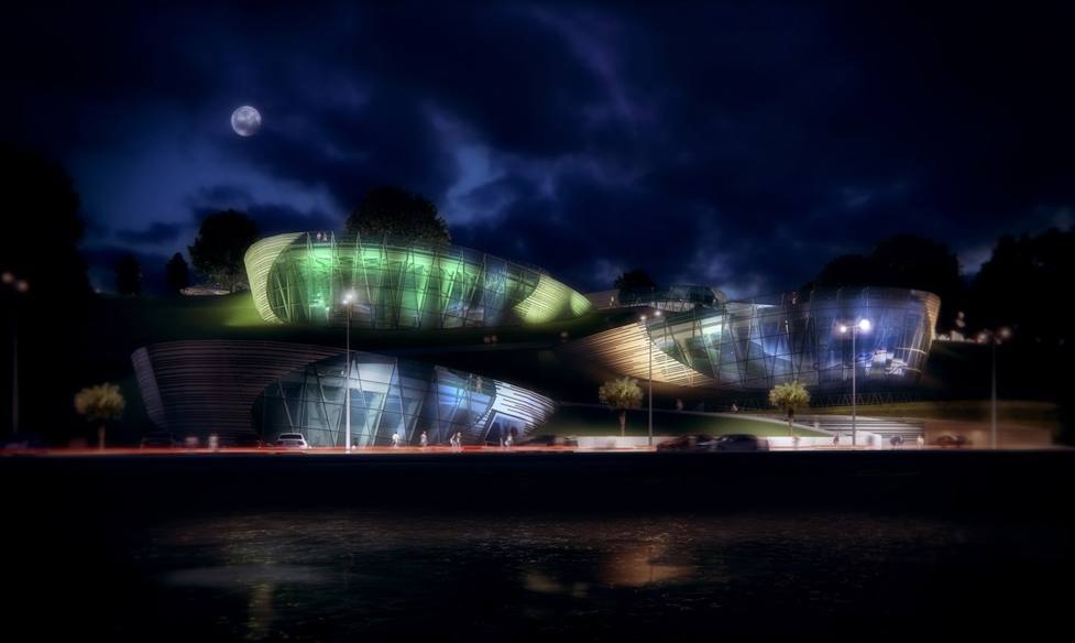 New Southend Museum at night