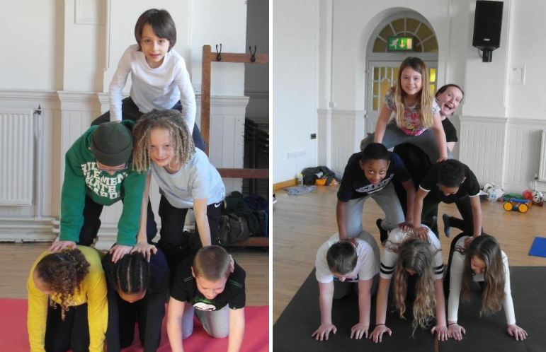 Circus Workshop Human Pyramids