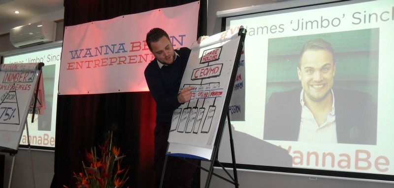 James Sinclair at Wanna Be An Entrepreneur 2016