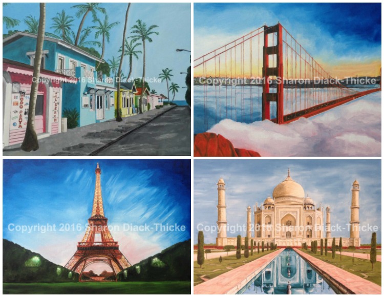 Paintings by Sharon Diack-Thicke